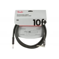 Кабель инструментальный Fender Cable Professional Series 10' Angled Black
